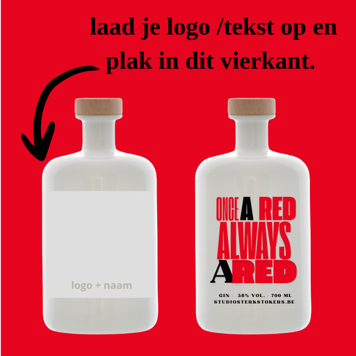 [A6745] Once a red, always a red gin 700 ml 38%